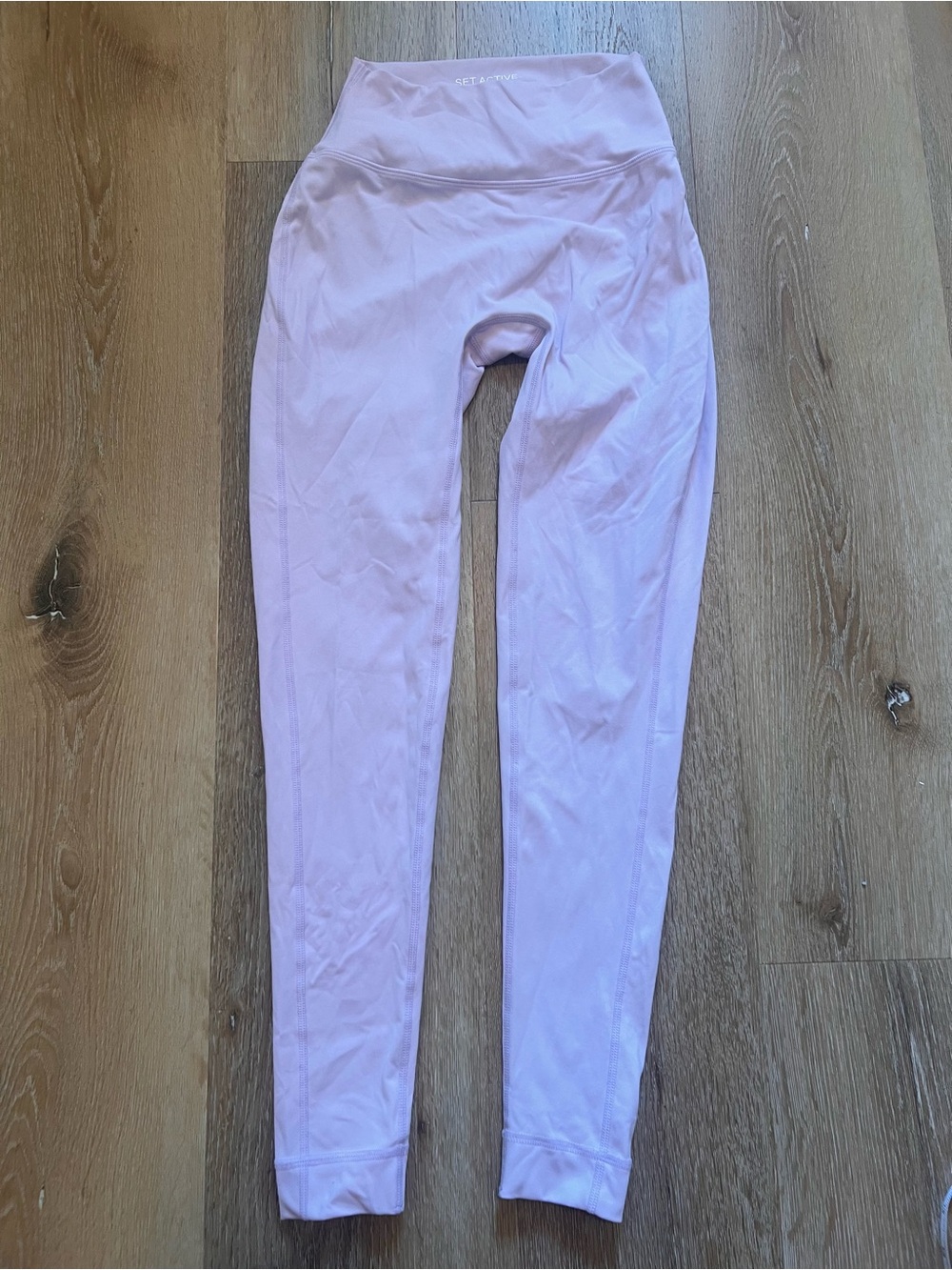 Set Active Women's Light Pink High-Waist Leggings XS